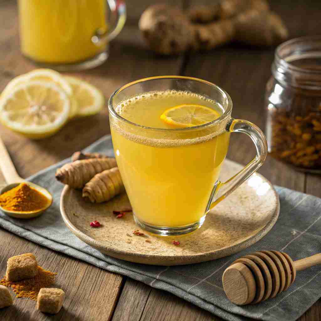 Ginger Turmeric Lemon Detox Tea Recipe 2 Ginger Turmeric Lemon Detox Tea