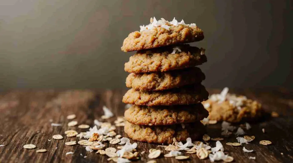 Honey Oatmeal Cookies with Coconut Twist