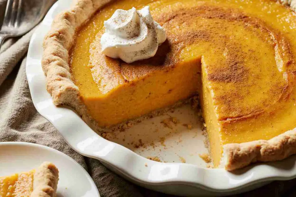 Easy Crustless Pumpkin Pie
