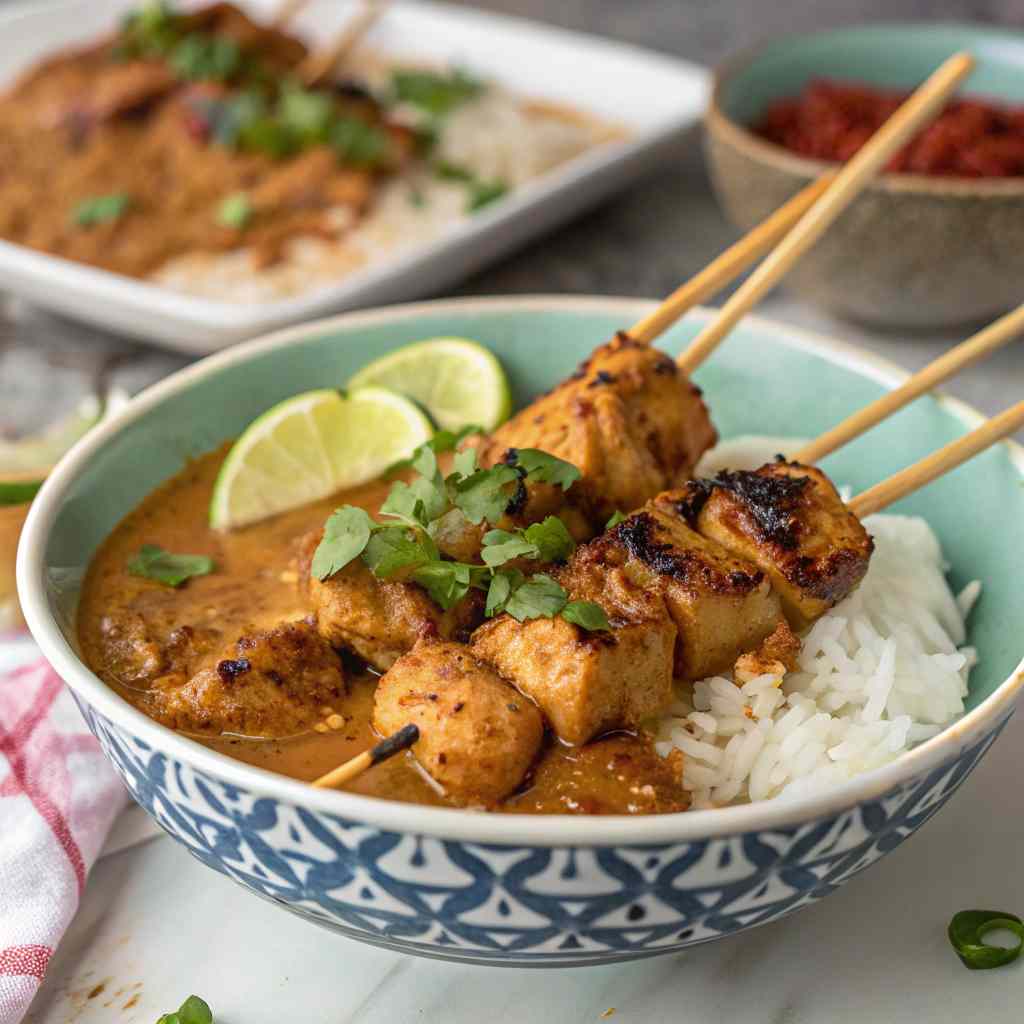 Easy Slow Cooker Satay Chicken - Thai-Inspired Set and Forget 2 Easy Slow Cooker Satay Chicken
