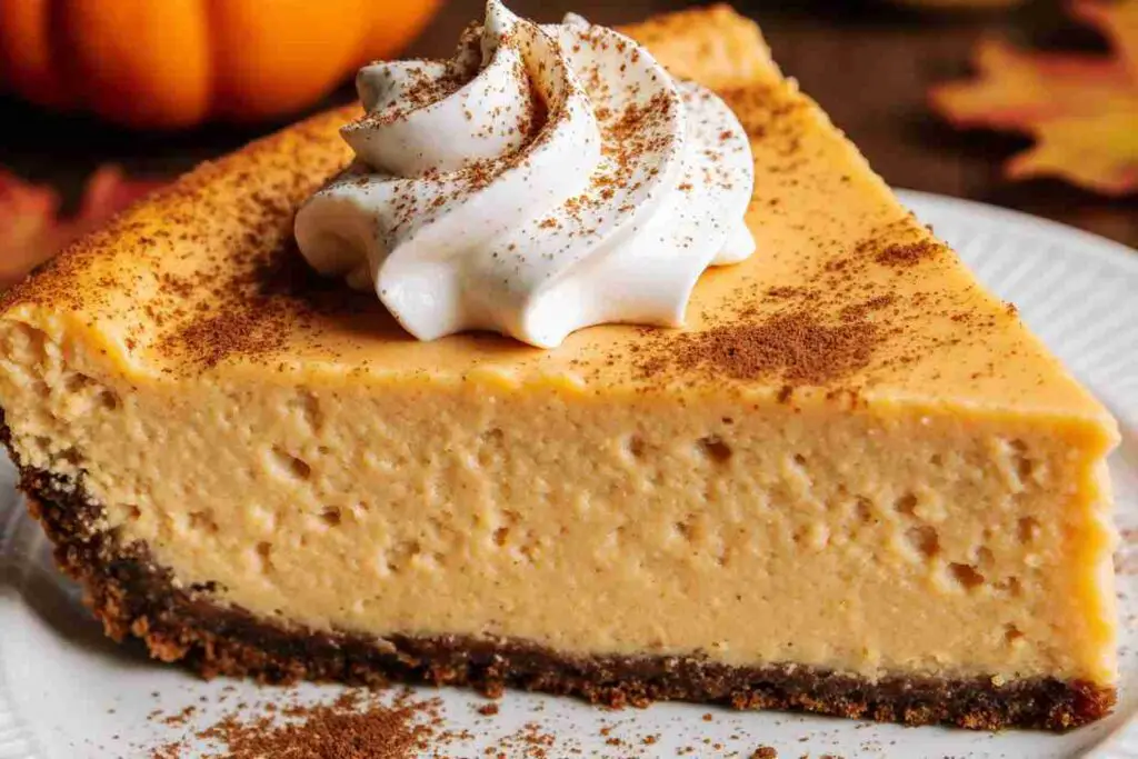 No Bake Pumpkin Pie Cheesecake