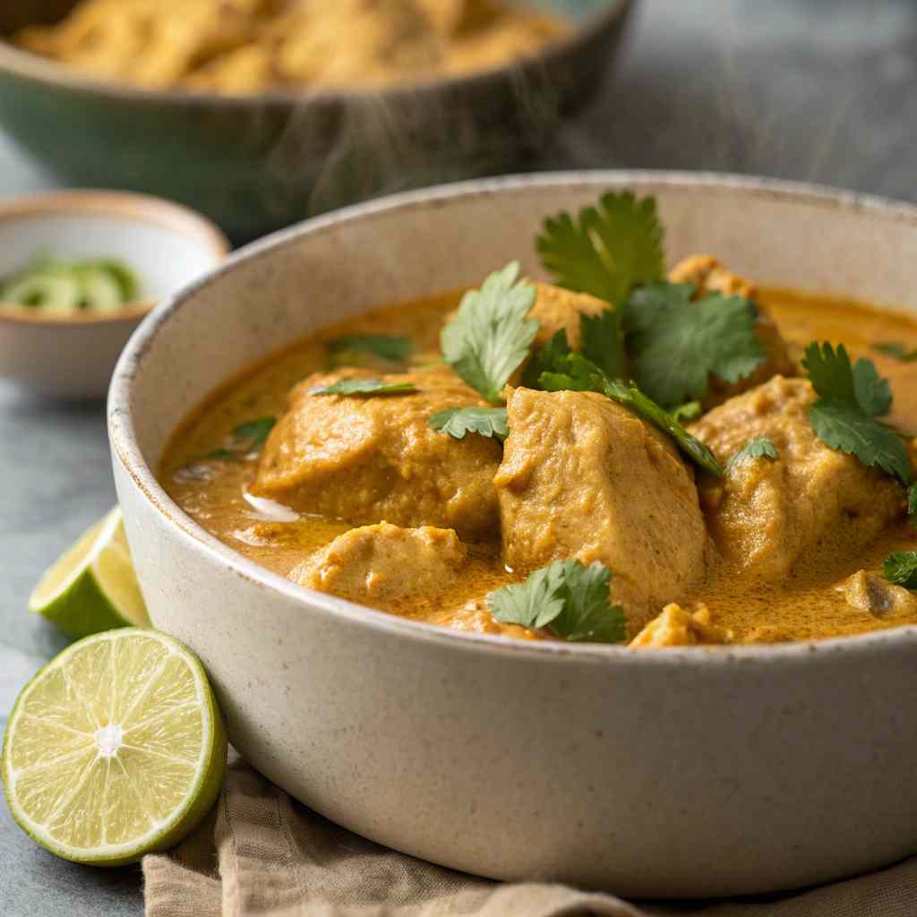 Slow Cooker Chicken Korma Recipe - Indian Comfort Made Easy 2 Slow Cooker Chicken Korma
