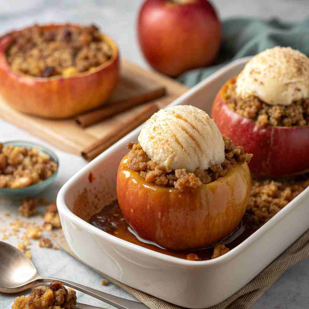 Apple-Crisp-Baked-Apples