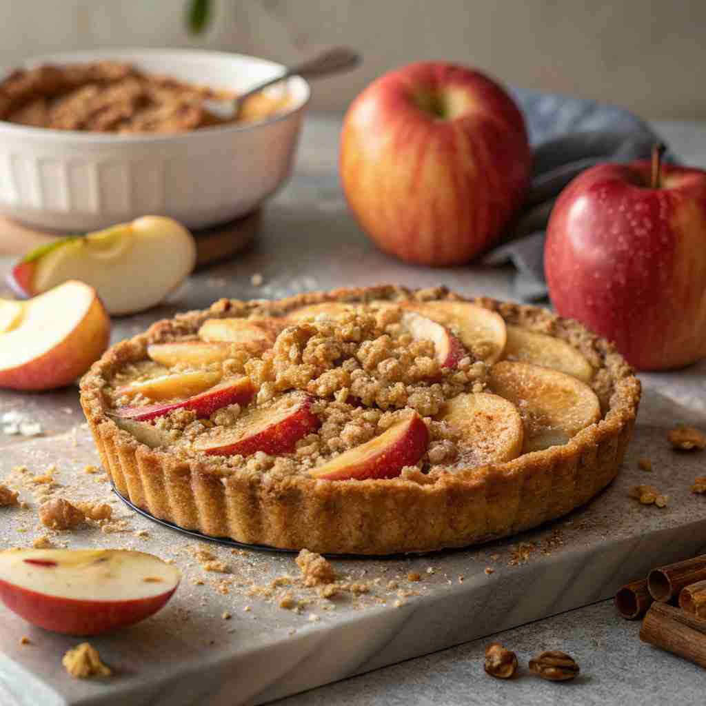 Apple Crumble Tart