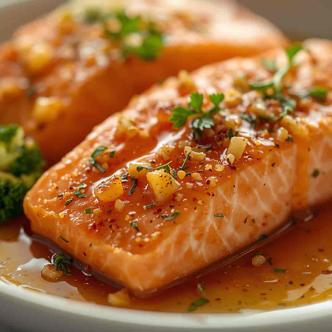 honey garlic salmon