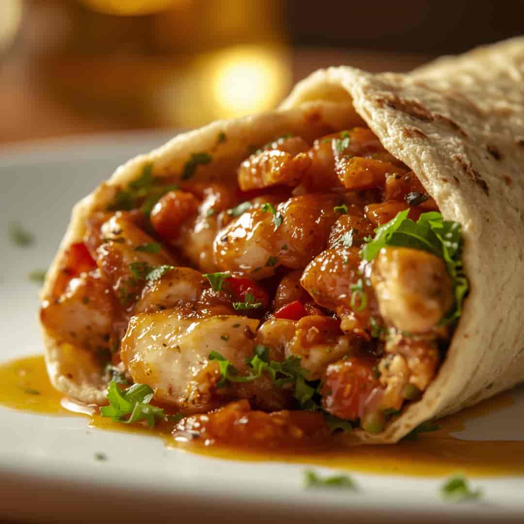 Home 9 Pesto Chicken Wrap Recipe